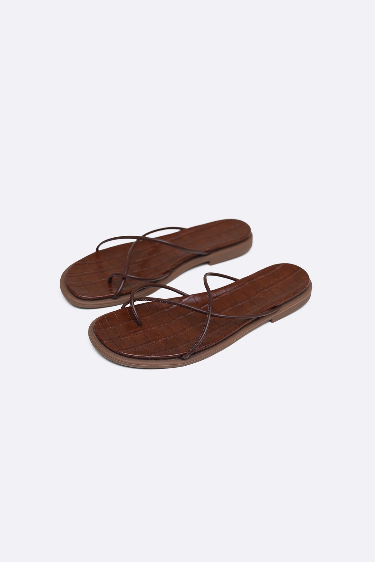 BROWN STRAP TRACK SLIDES