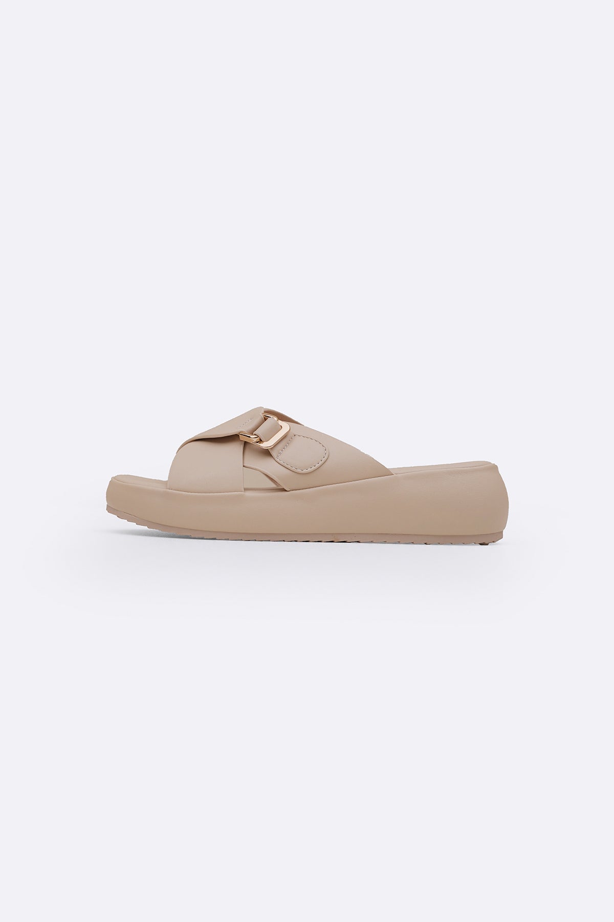 LIGHT BEIGE CLOUD MAMA SLIDES