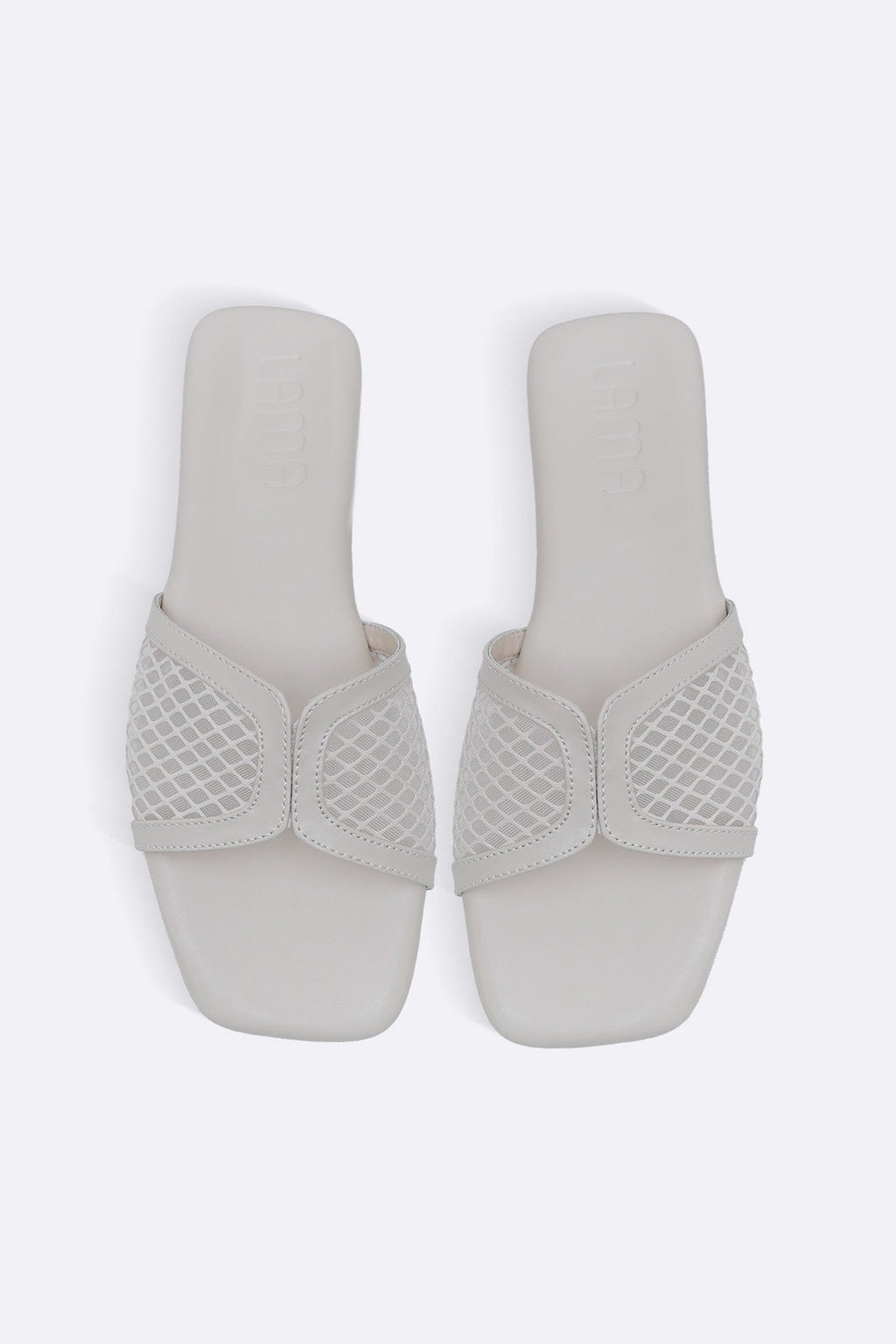 OFF WHITE SOFT MESH SLIDES