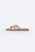 BEIGE RIO TOE SLIDES