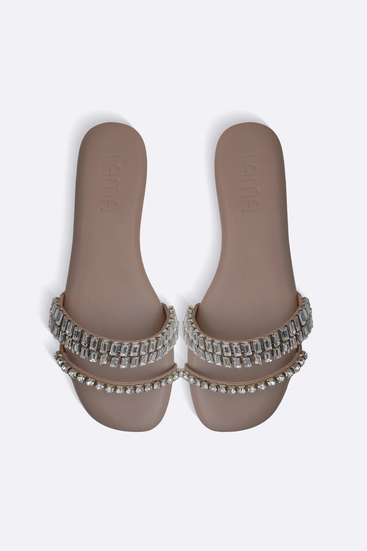 TAUPE CLOUD FESTIVE SLIDES