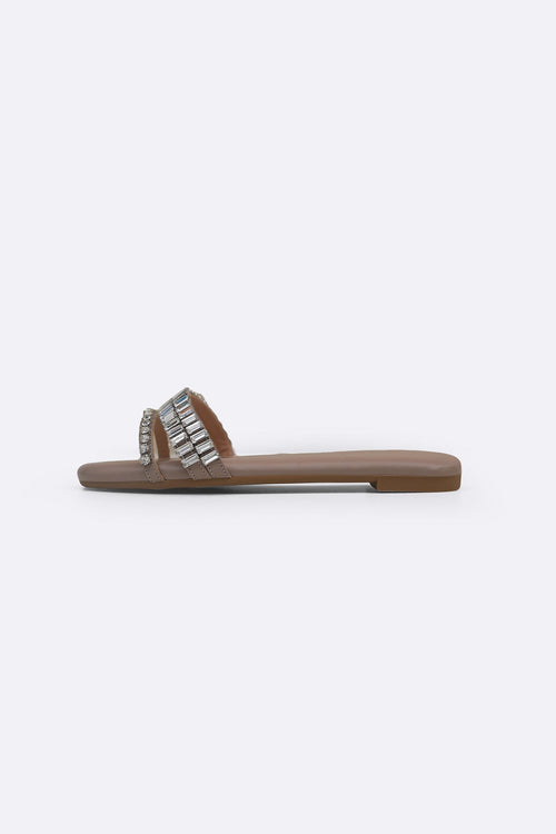 TAUPE CLOUD FESTIVE SLIDES
