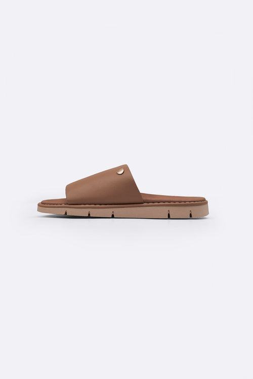 BEIGE ALL DAY MAMA SLIDES
