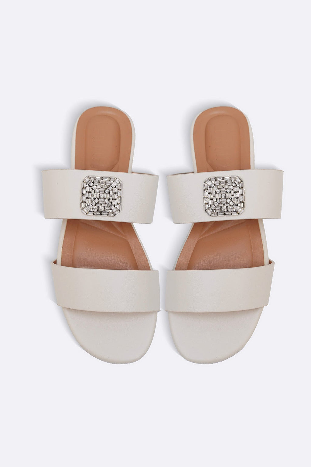 CREAM SOFT BROOCH SLIDES