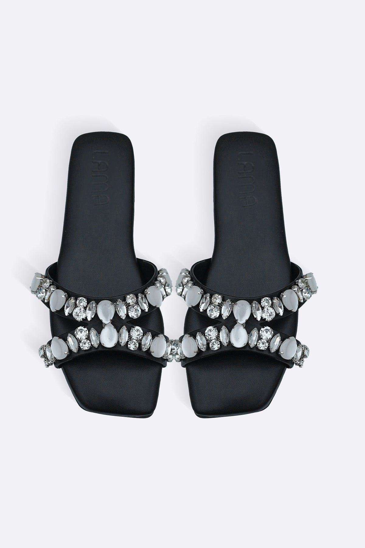 BLACK MOONSTONE SLIDES