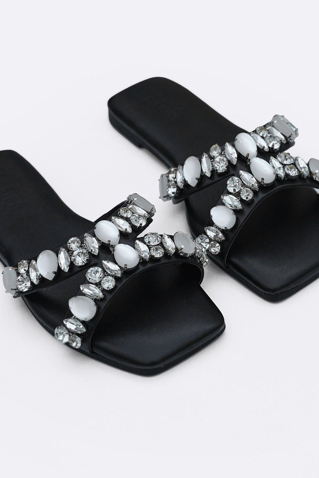 BLACK MOONSTONE SLIDES