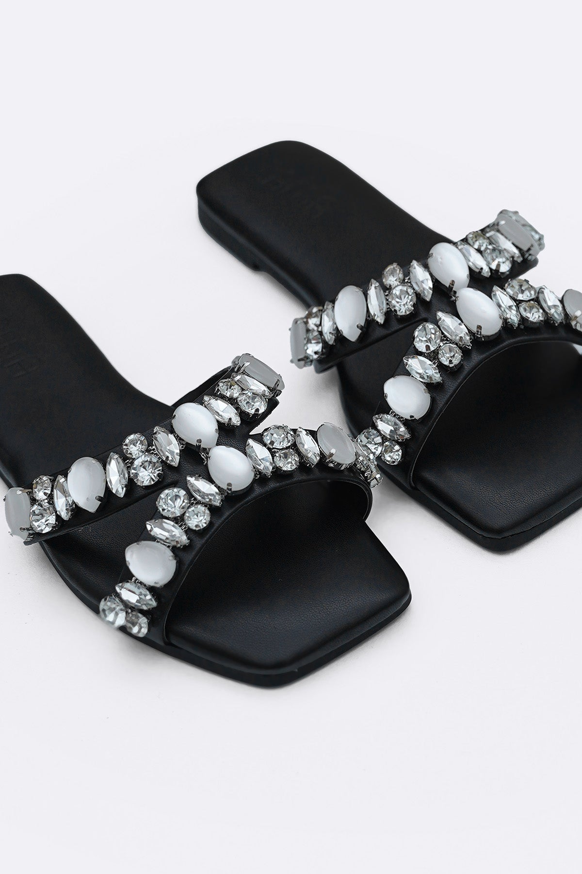 BLACK MOONSTONE SLIDES