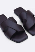 COFFEE YELITZA CROSS SLIDES