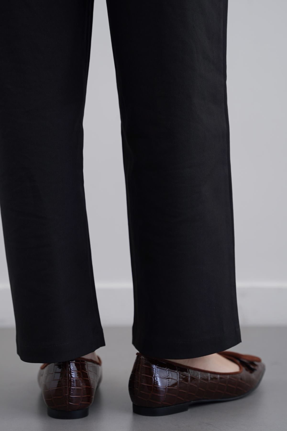 DARK BROWN SEINE BUCKLE PUMPS
