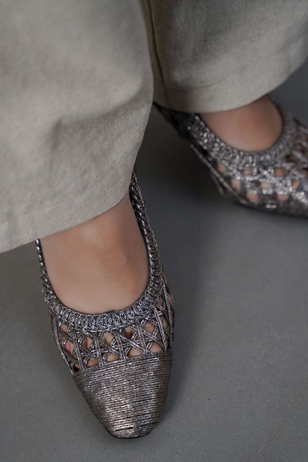 GUN WOVEN STILETTO