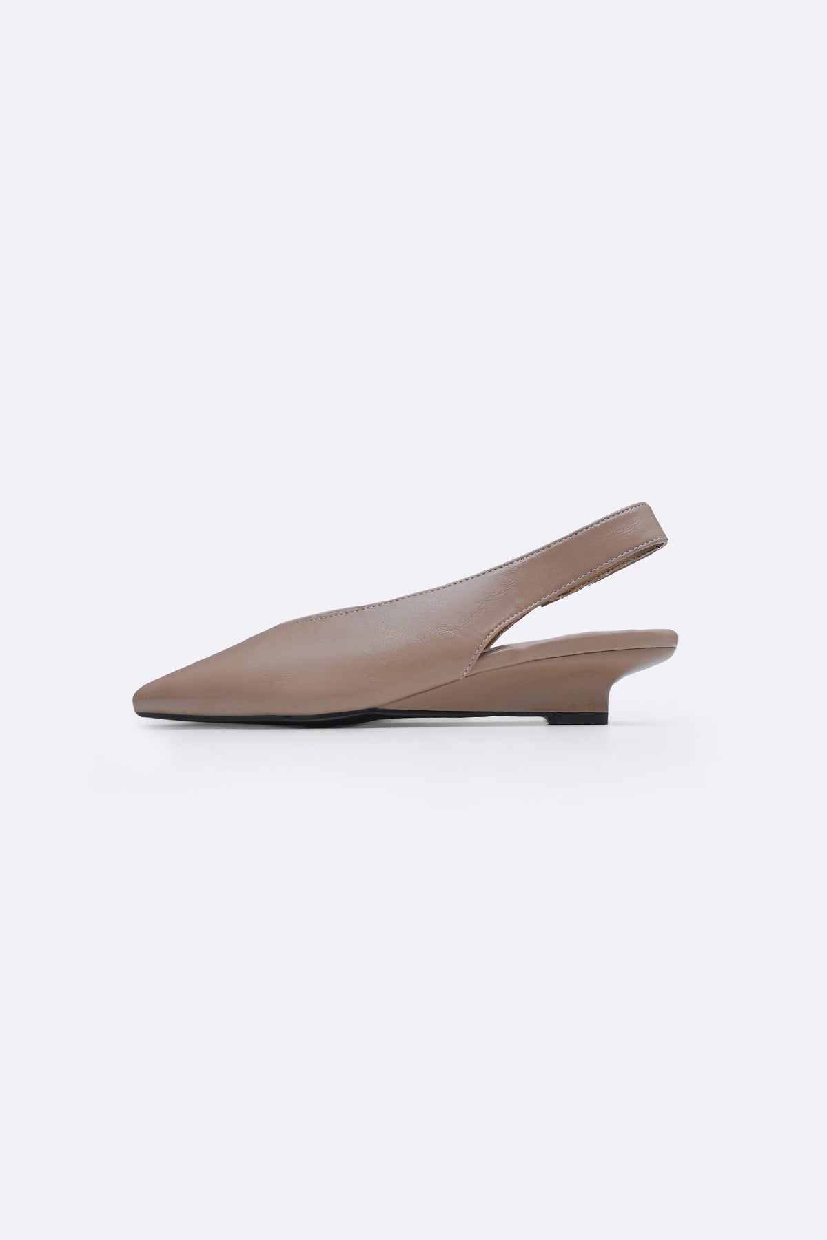 TAUPE LISBON MINI WEDGE