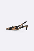 BEIGE KATIE KITTY HEELS