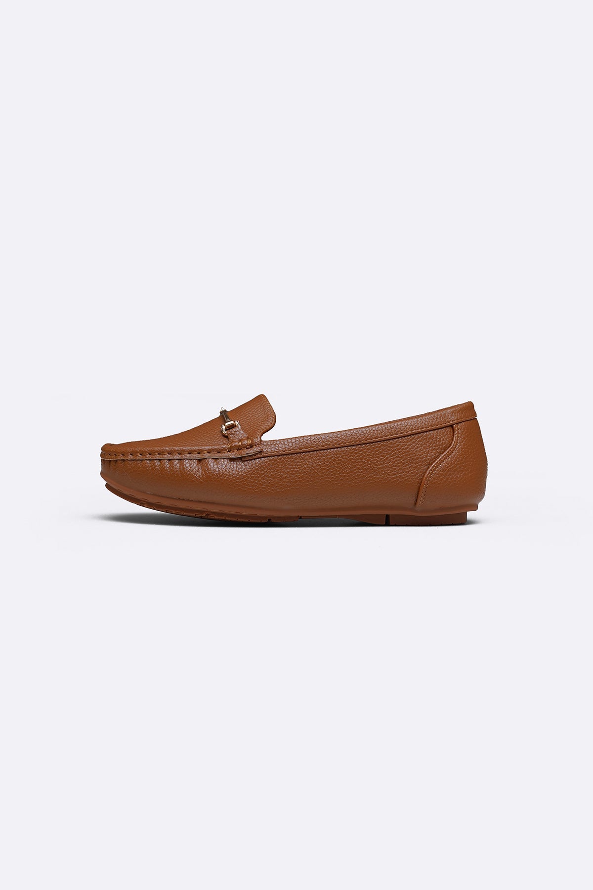 CAMEL BUCKLE MAMA MOCCASINS