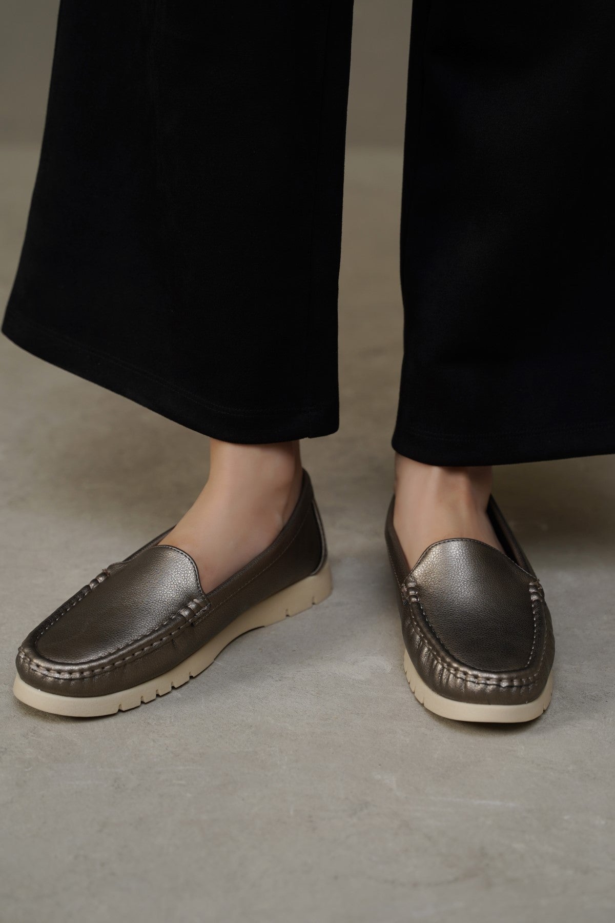 GUN SOFT CHUNKY LOAFERS