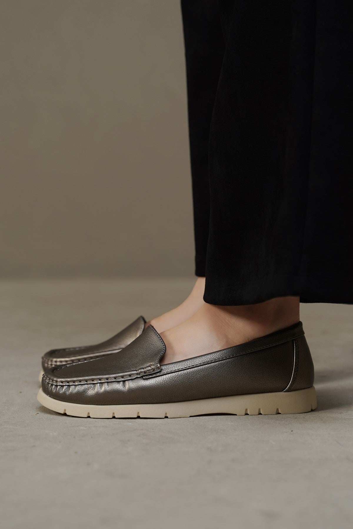 GUN SOFT CHUNKY LOAFERS