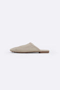 WHITE SOFT BR MULES