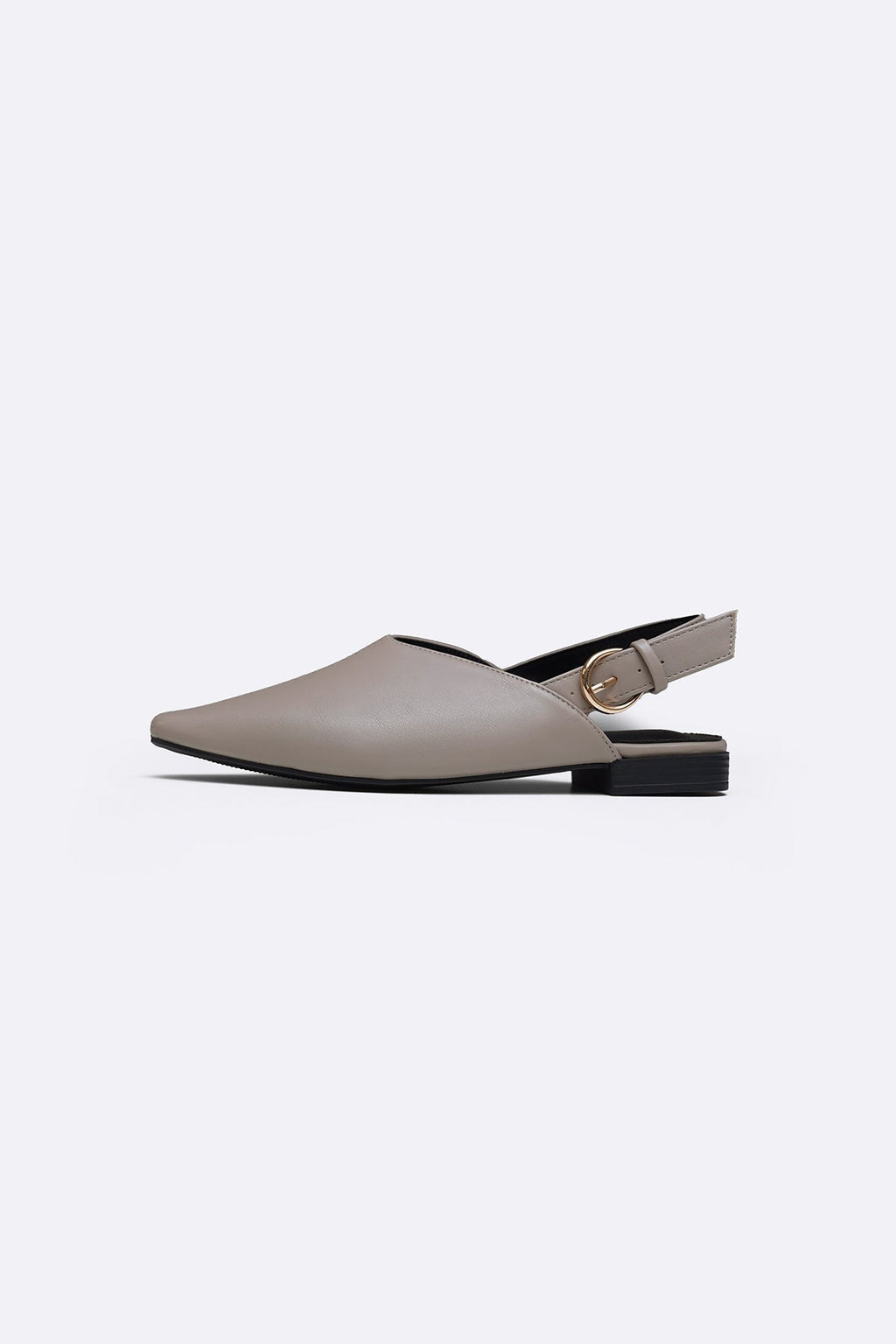 TAUPE SLINGBACK PUMPS