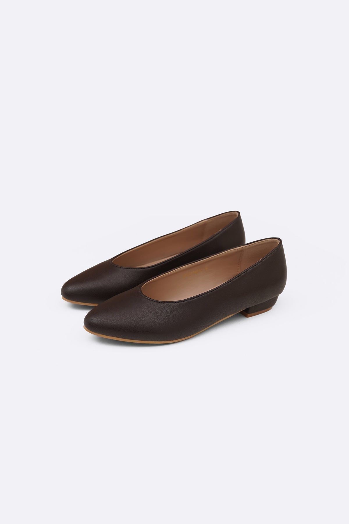 COFFEE MINI HEEL PUMPS