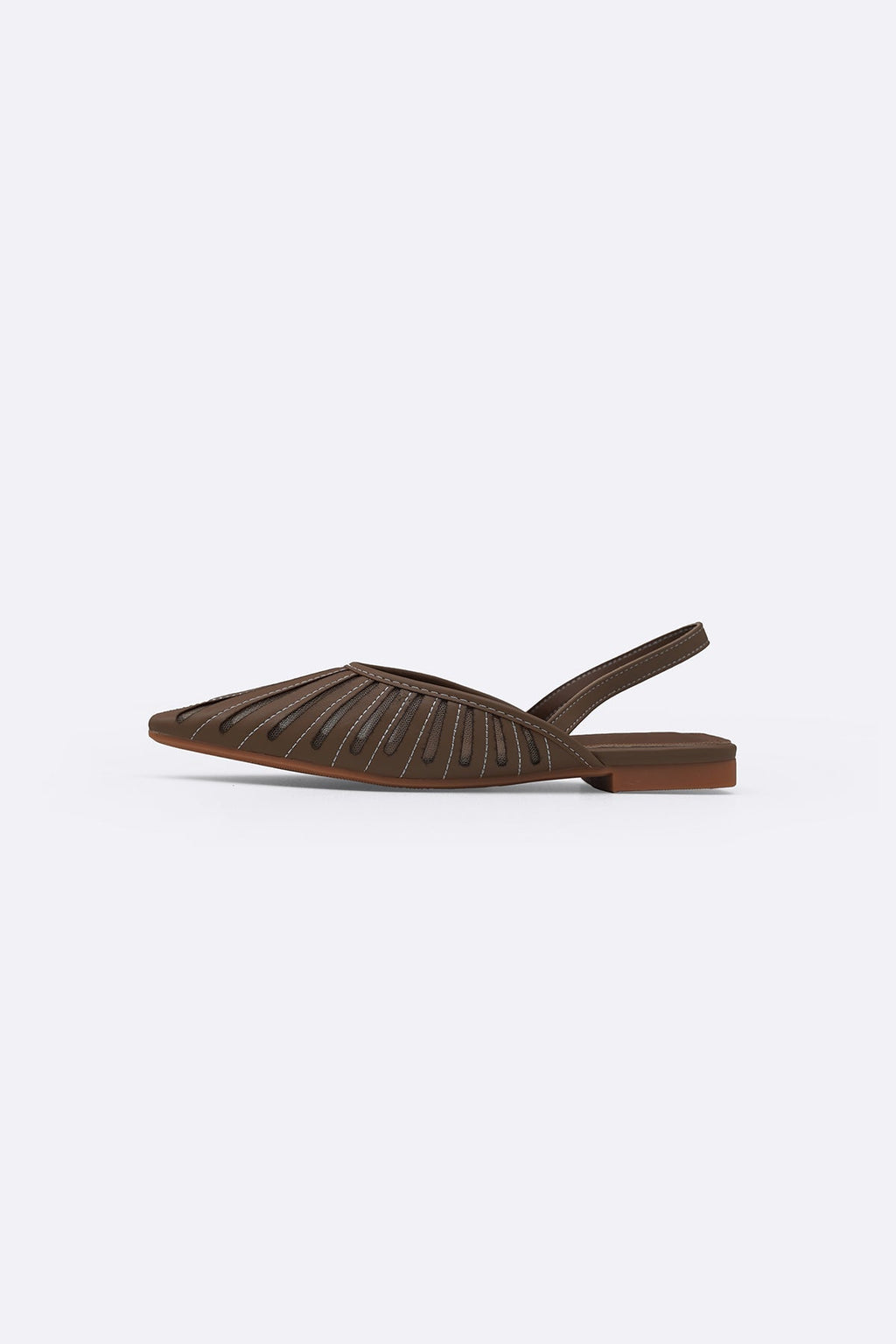 KHAKI HORIZON SLINGBACKS