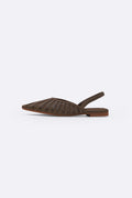KHAKI HORIZON SLINGBACKS