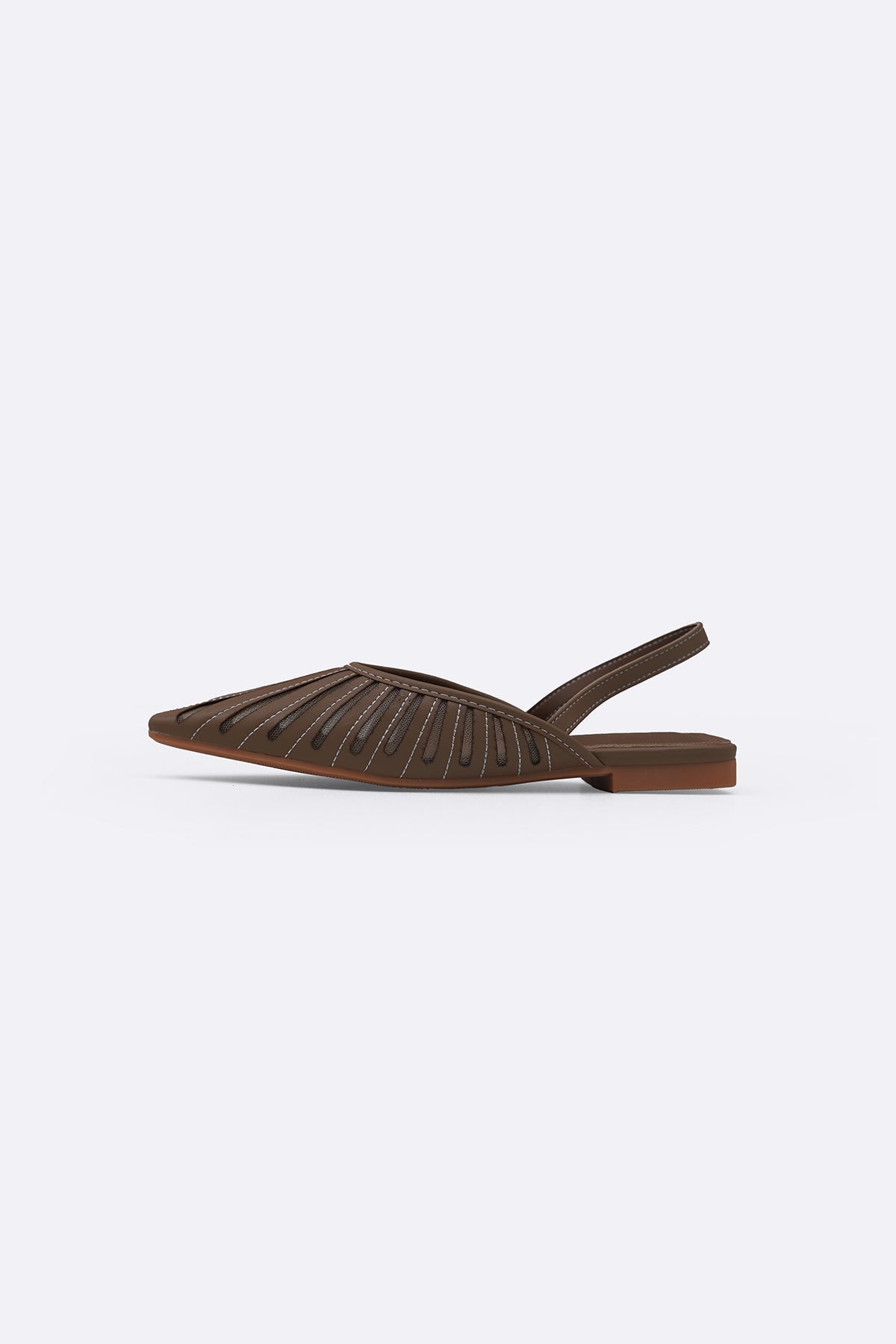 KHAKI HORIZON SLINGBACKS