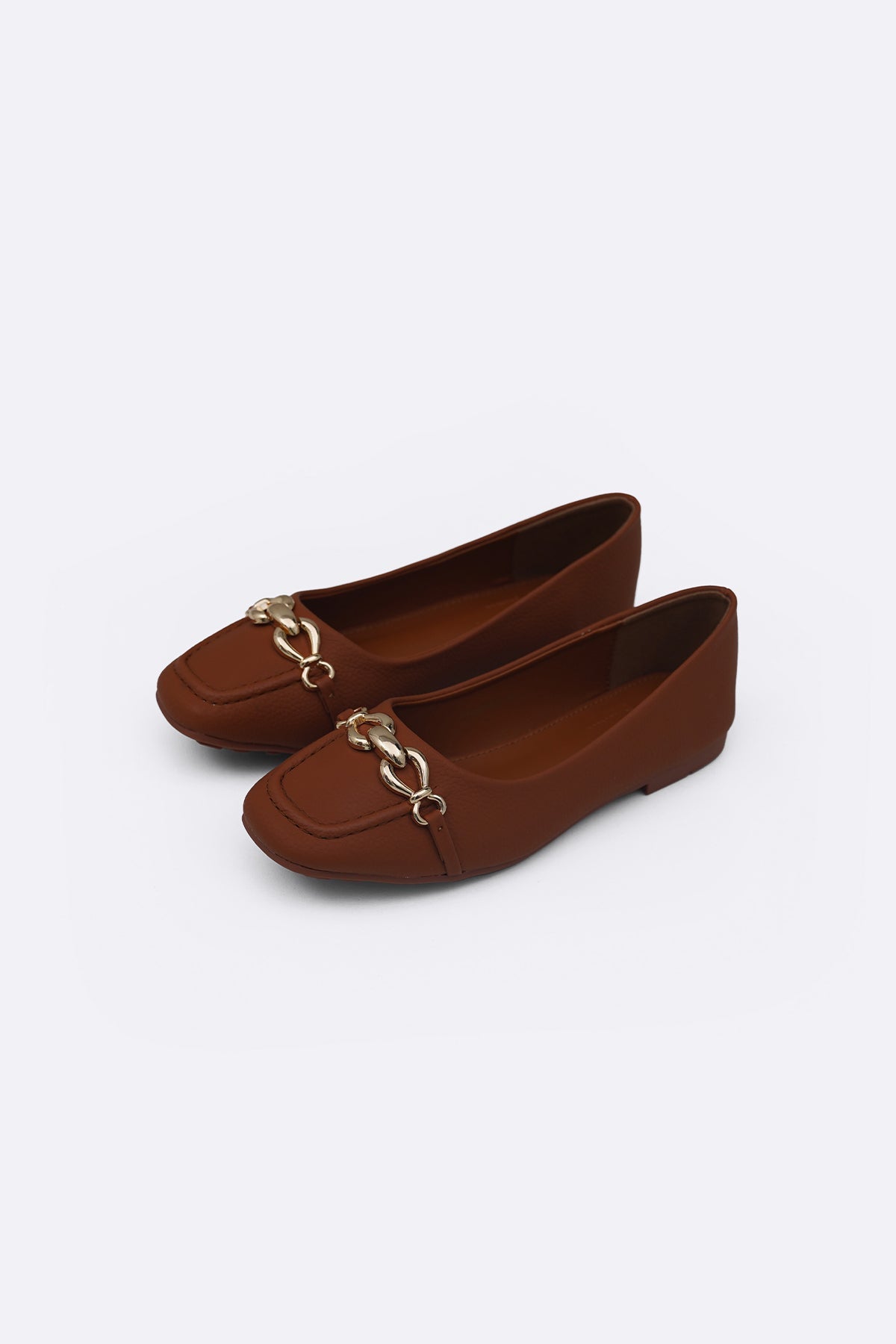 BROWN KAMI COMFORT FLATS