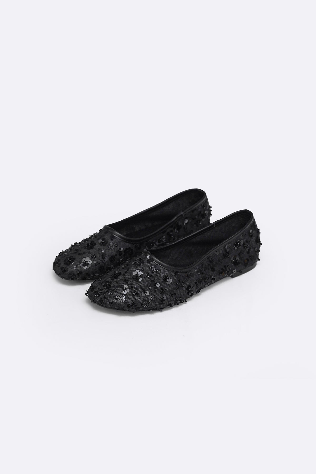 BLACK CONFETTI PUMPS