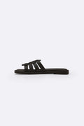 OLIVE VENETO CAGED SLIDES