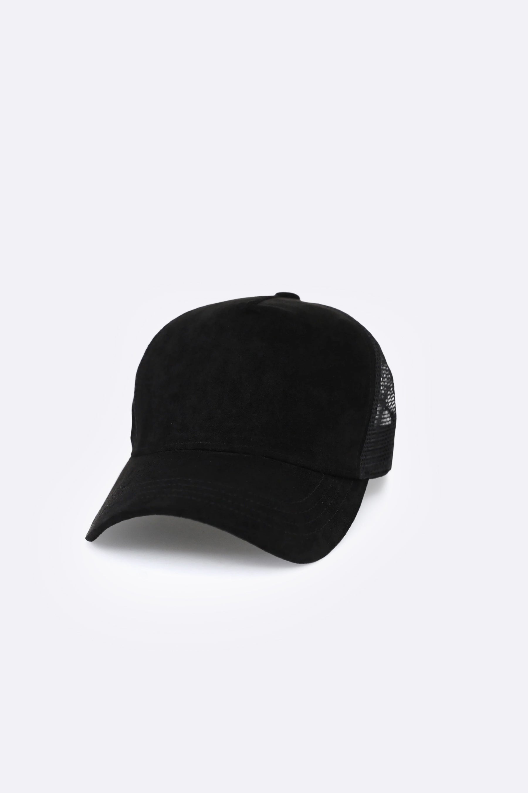 BLACK SUEDE CLASSIC CAP