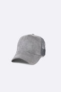 GREY SUEDE CLASSIC CAP