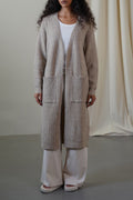BEIGE VIENNA WOOLY CARDIGAN